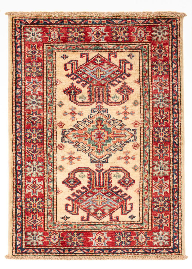 Ziegler Tapijt - Kazak - Koninklijke - 88 x 62 cm - beige