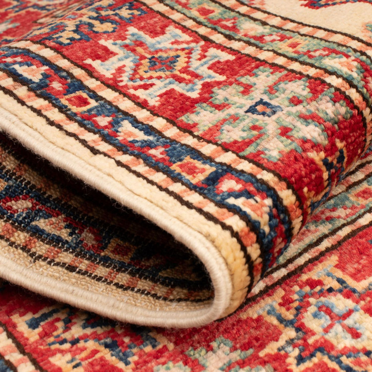 Ziegler Tapijt - Kazak - Koninklijke - 88 x 62 cm - beige