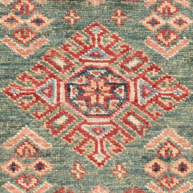 Ziegler Tapijt - Kazak - Koninklijke - 90 x 60 cm - groen