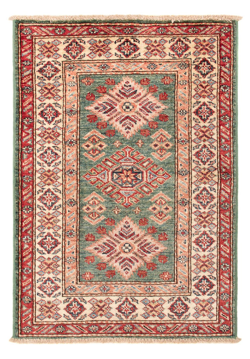Ziegler Tapijt - Kazak - Koninklijke - 89 x 61 cm - groen