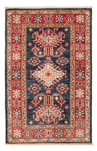 Ziegler Tapijt - Kazak - Koninklijke - 90 x 58 cm - donkerblauw