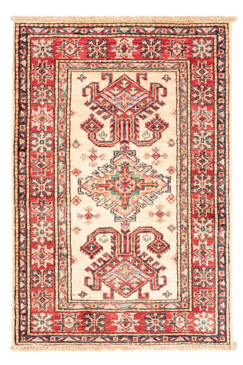 Ziegler Tapijt - Kazak - Koninklijke - 88 x 61 cm - beige