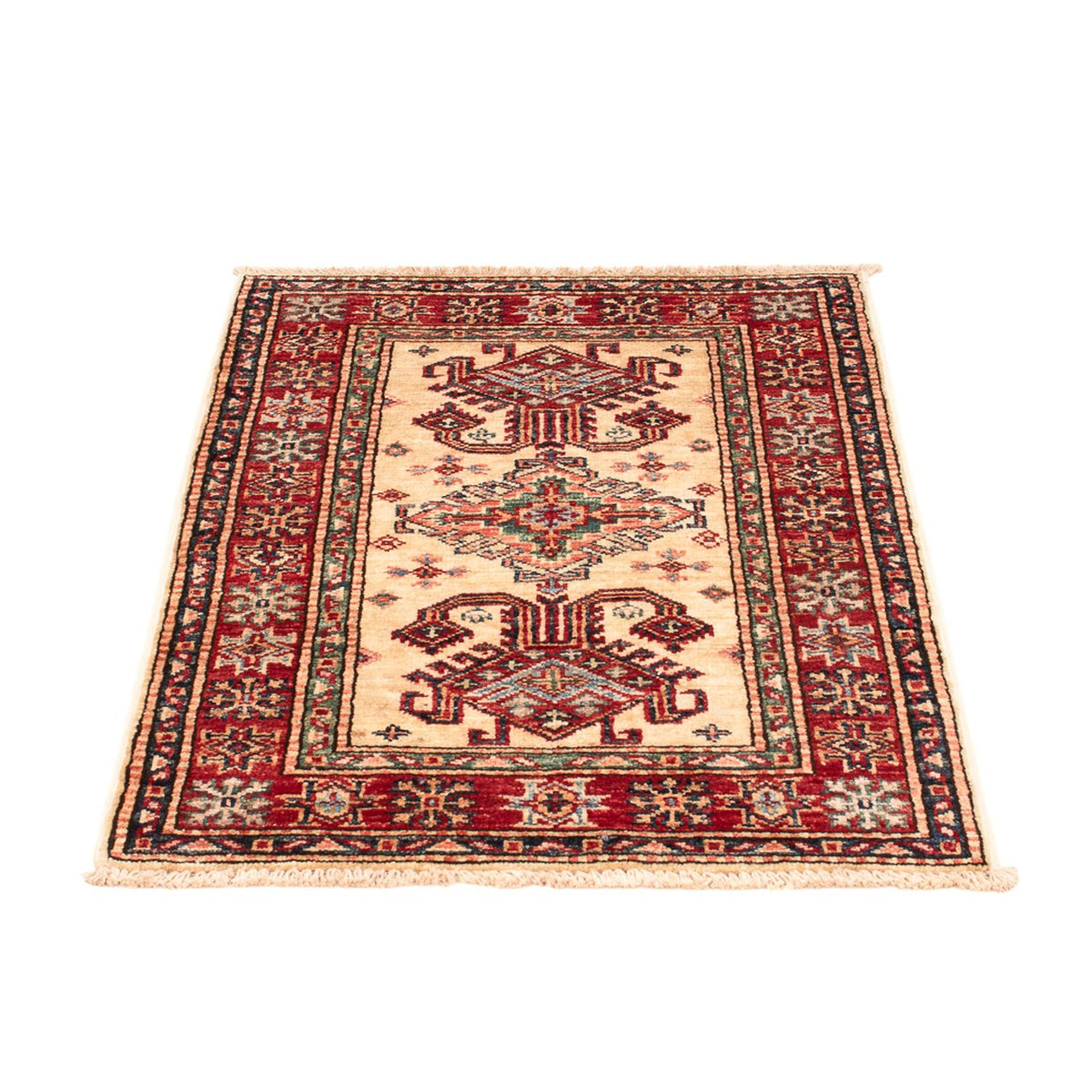 Ziegler Tapijt - Kazak - Koninklijke - 88 x 61 cm - beige