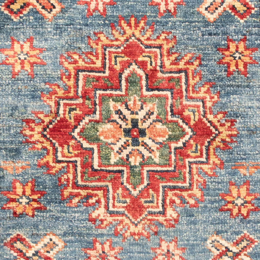 Ziegler Tapijt - Kazak - Koninklijke - 94 x 61 cm - blauw