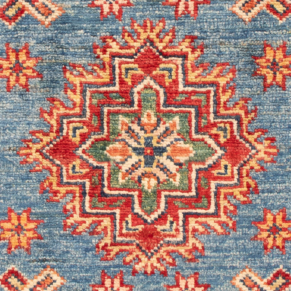Ziegler Tapijt - Kazak - Koninklijke - 94 x 58 cm - blauw