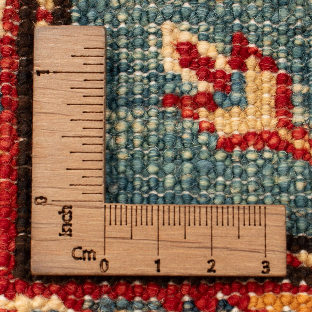 Ziegler Tapijt - Kazak - Koninklijke - 91 x 59 cm - lichtgroen