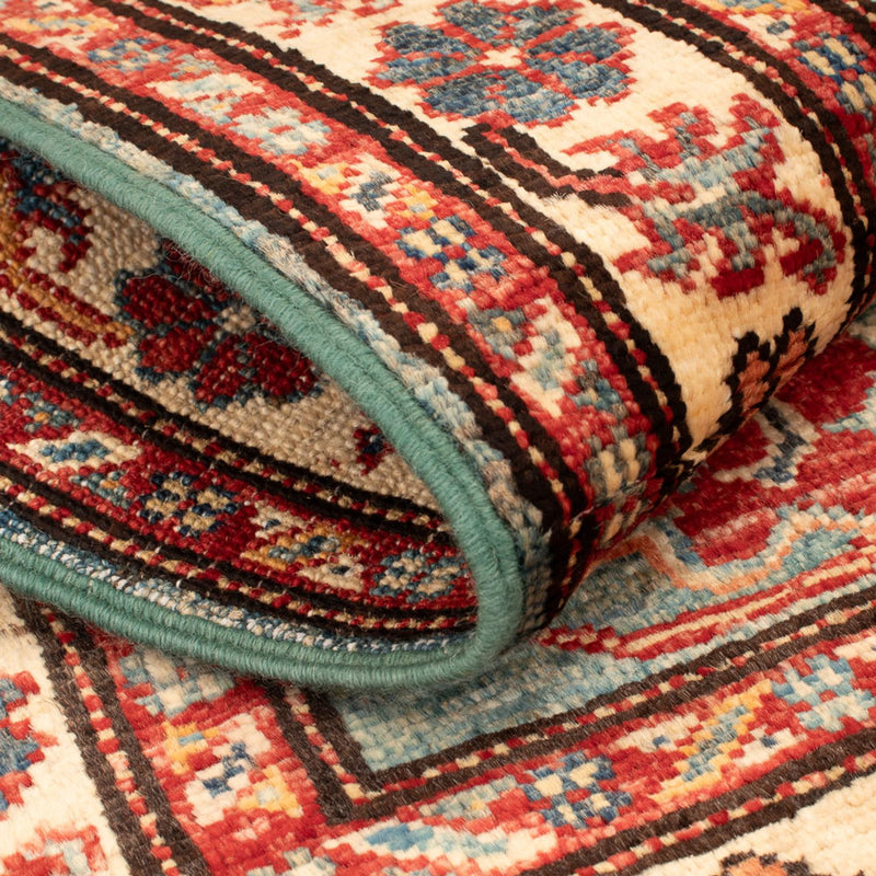 Ziegler Tapijt - Kazak - Koninklijke - 92 x 57 cm - lichtgroen