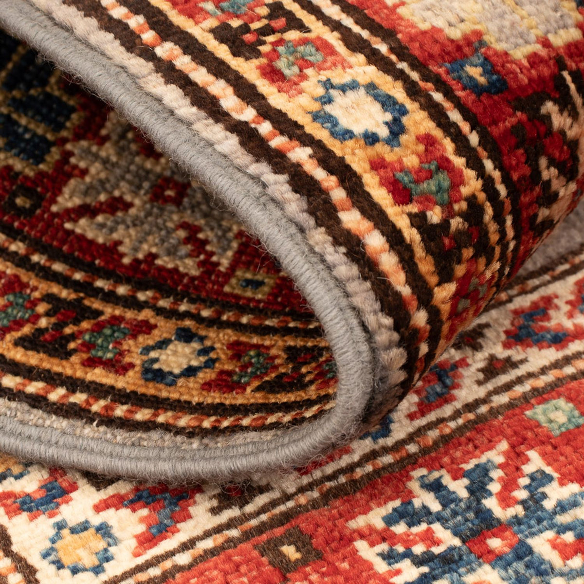 Ziegler Tapijt - Kazak - Koninklijke - 92 x 61 cm - lichtgrijs