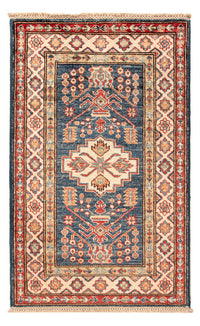 Ziegler Tapijt - Kazak - Koninklijke - 95 x 58 cm - benzine blauw