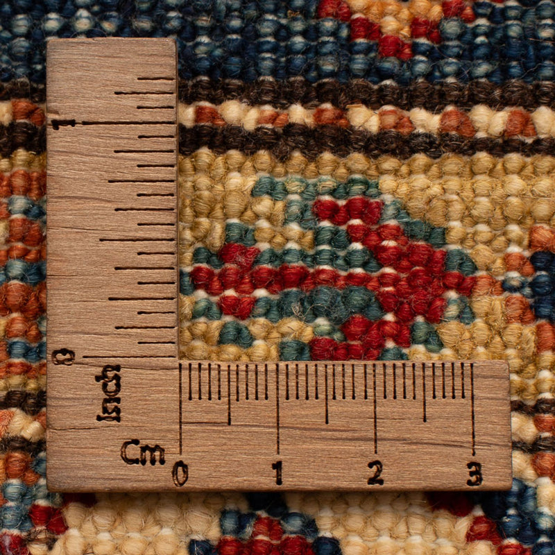 Ziegler Tapijt - Kazak - Koninklijke - 95 x 58 cm - benzine blauw