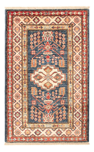 Ziegler Tapijt - Kazak - Koninklijke - 95 x 60 cm - benzine blauw