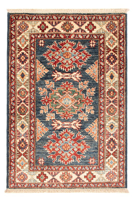 Ziegler Tapijt - Kazak - Koninklijke - 90 x 60 cm - benzine blauw