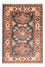 Ziegler Tapijt - Kazak - Koninklijke - 90 x 60 cm - benzine blauw