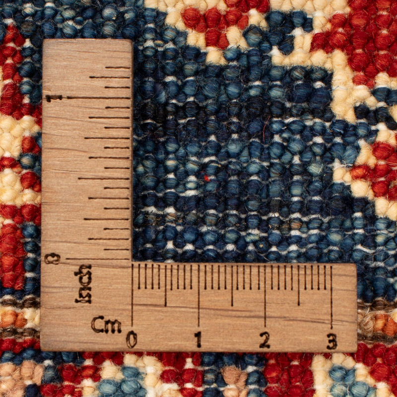 Ziegler Tapijt - Kazak - Koninklijke - 90 x 60 cm - benzine blauw