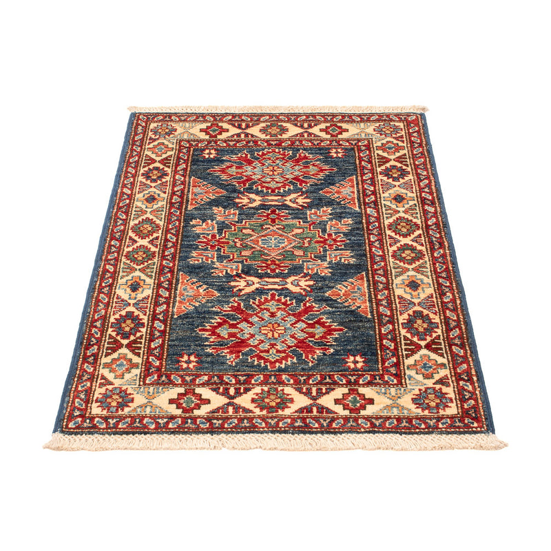 Ziegler Tapijt - Kazak - Koninklijke - 91 x 58 cm - benzine blauw