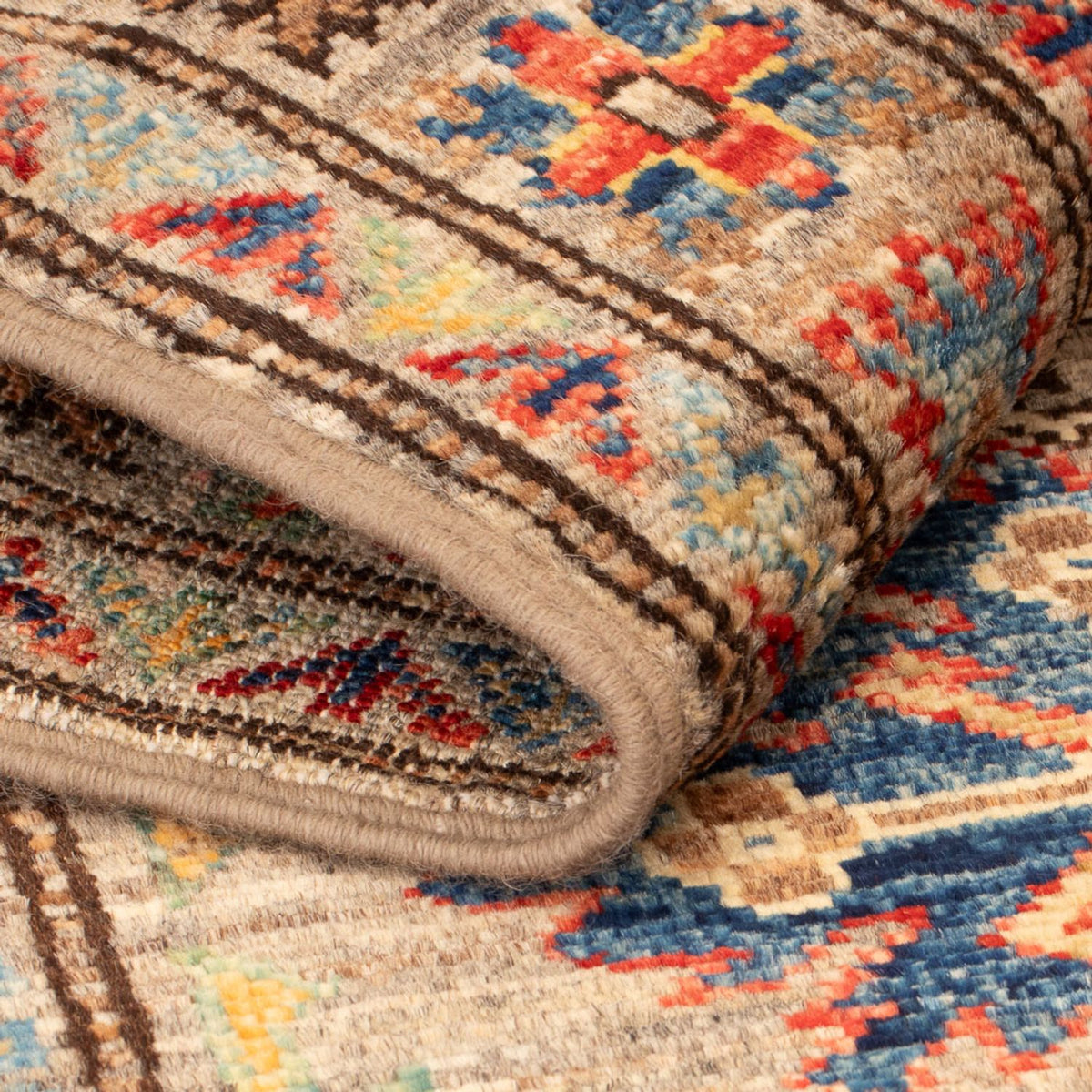 Ziegler Tapijt - Kazak - Koninklijke - 92 x 58 cm - zand