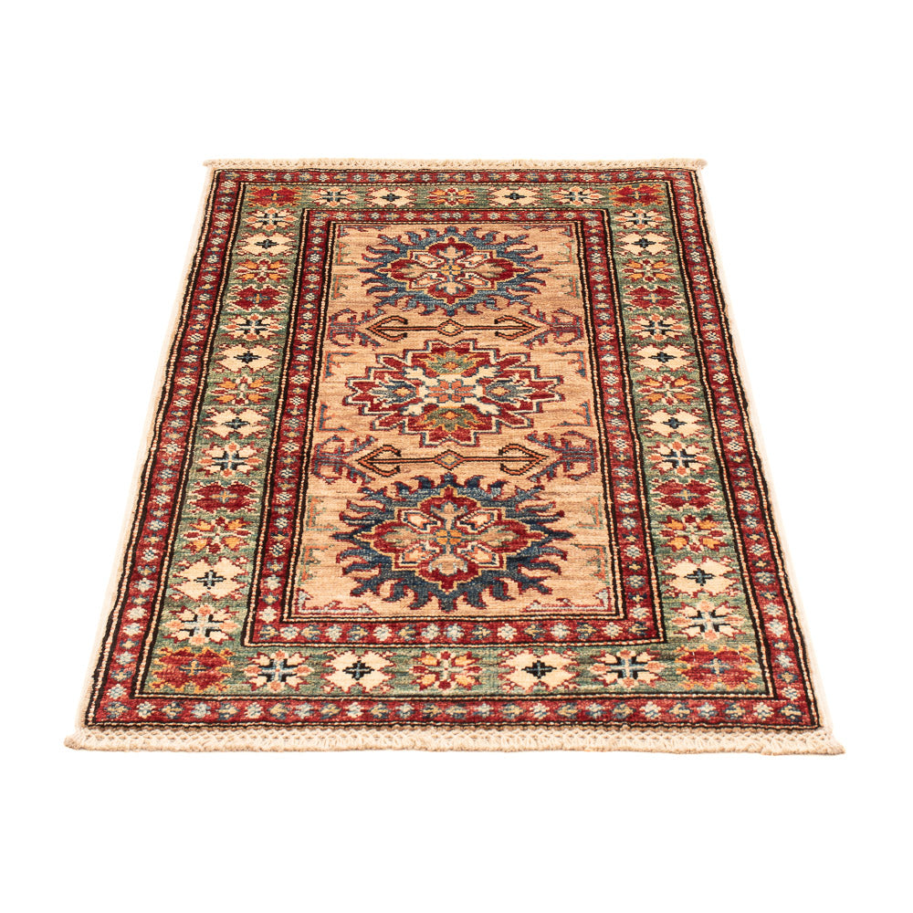 Ziegler Tapijt - Kazak - Koninklijke - 92 x 58 cm - beige