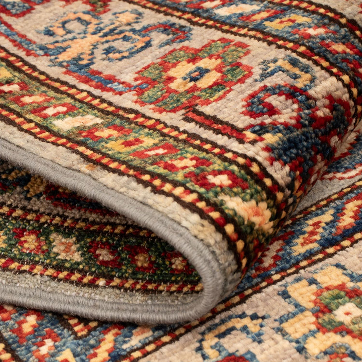 Ziegler Tapijt - Kazak - Koninklijke - 89 x 60 cm - lichtgroen