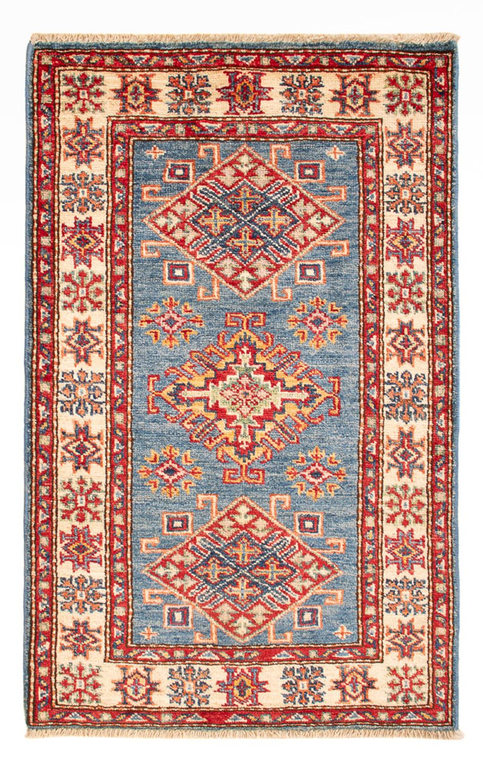 Ziegler Tapijt - Kazak - Koninklijke - 99 x 62 cm - blauw