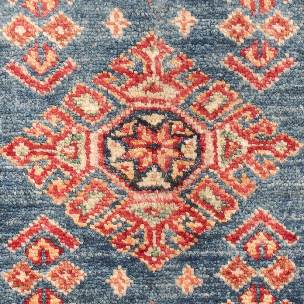 Ziegler Tapijt - Kazak - Koninklijke - 92 x 60 cm - blauw