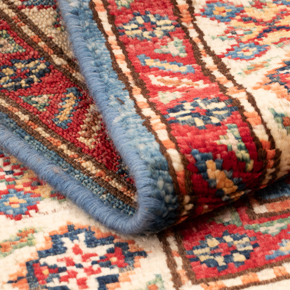 Ziegler Tapijt - Kazak - Koninklijke - 92 x 60 cm - blauw