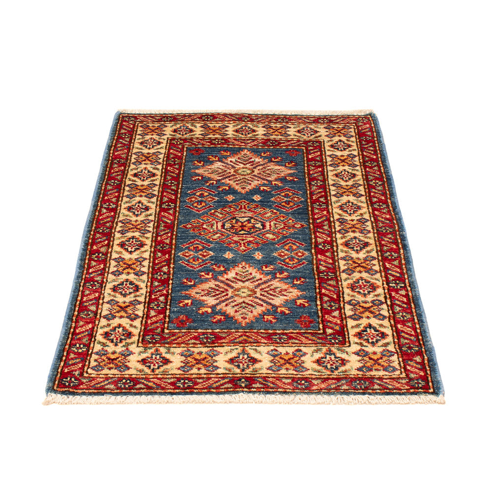 Ziegler Tapijt - Kazak - Koninklijke - 92 x 60 cm - blauw