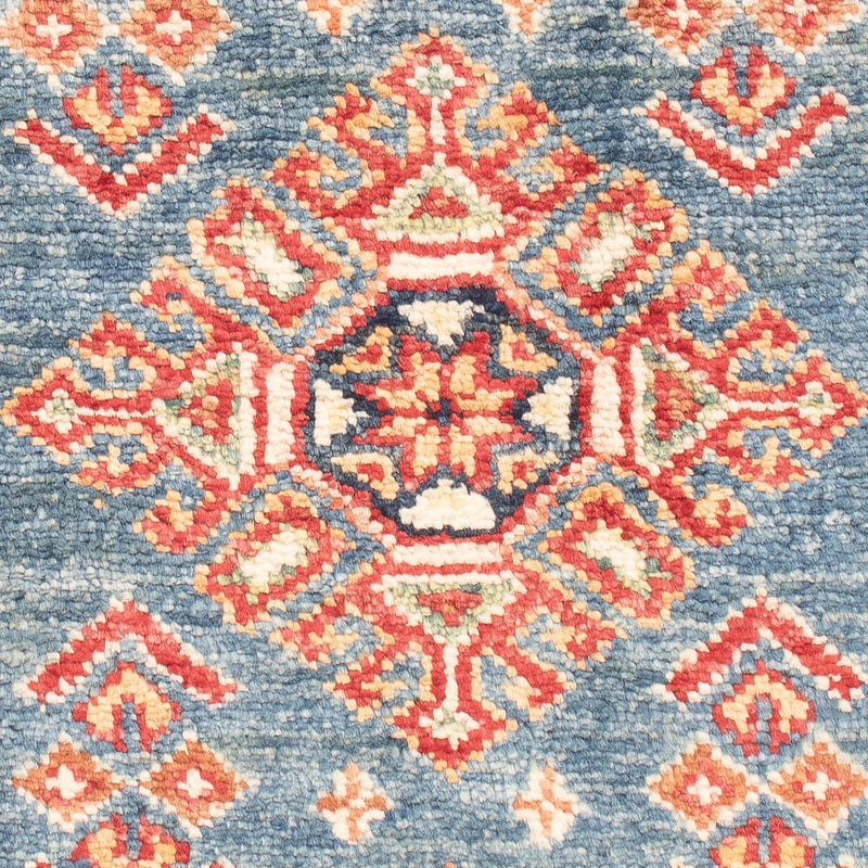 Ziegler Tapijt - Kazak - Koninklijke - 93 x 59 cm - blauw