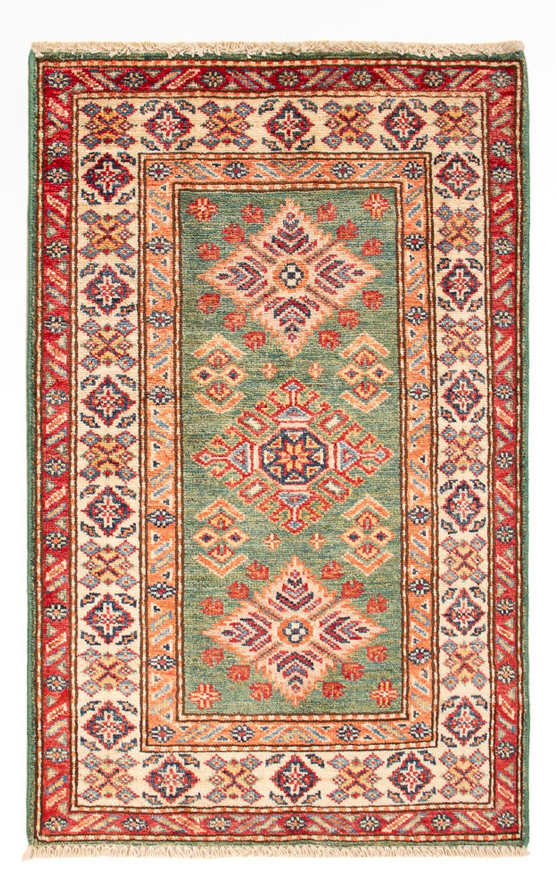 Ziegler Tapijt - Kazak - Koninklijke - 95 x 59 cm - groen