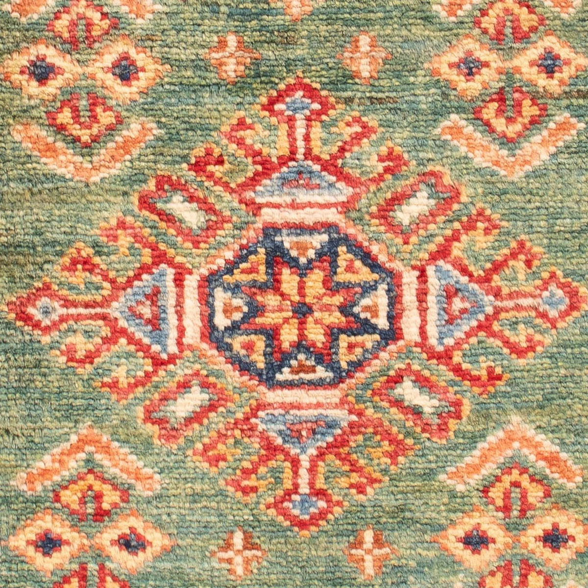 Ziegler Tapijt - Kazak - Koninklijke - 95 x 59 cm - groen