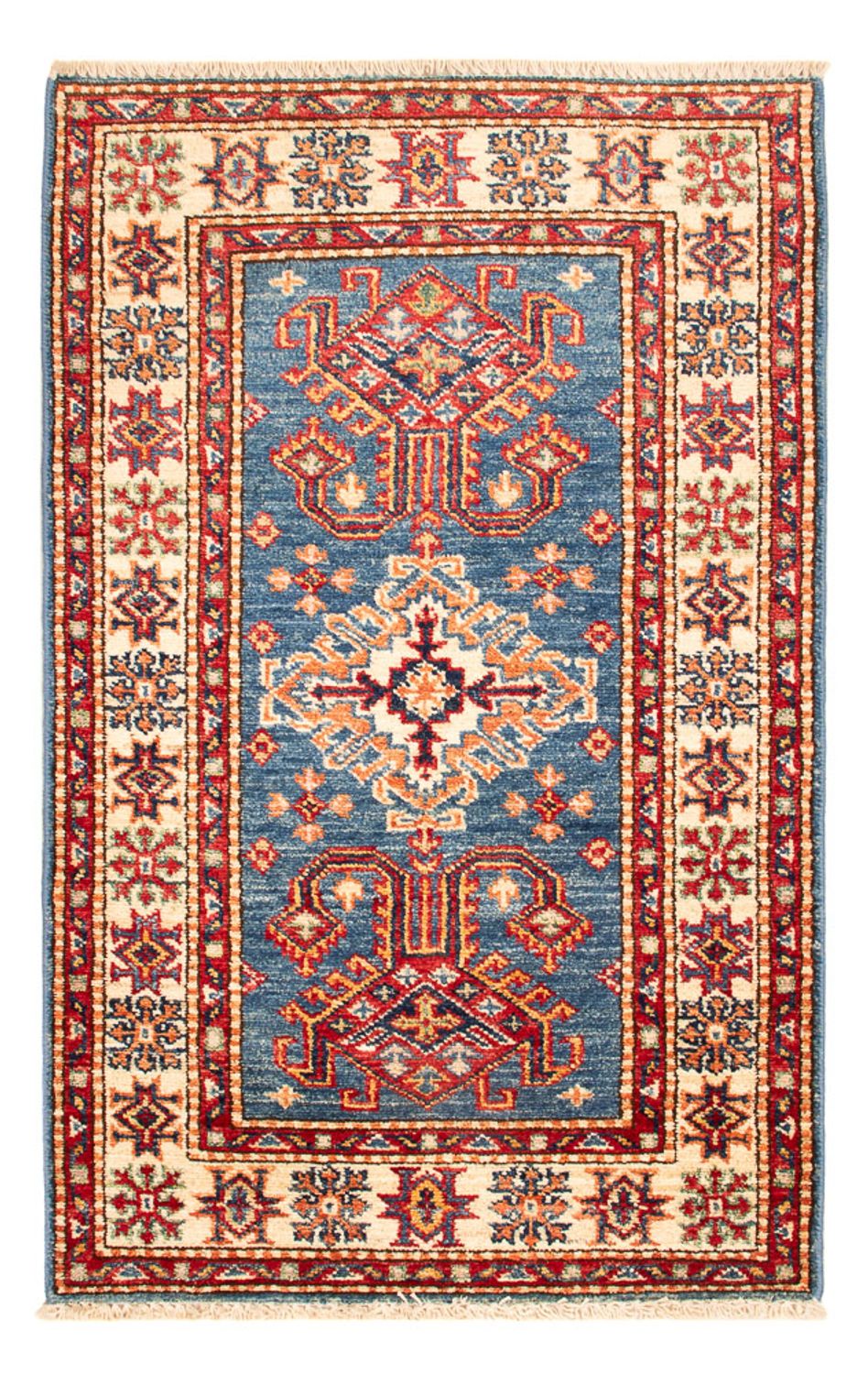 Ziegler Tapijt - Kazak - Koninklijke - 91 x 56 cm - blauw