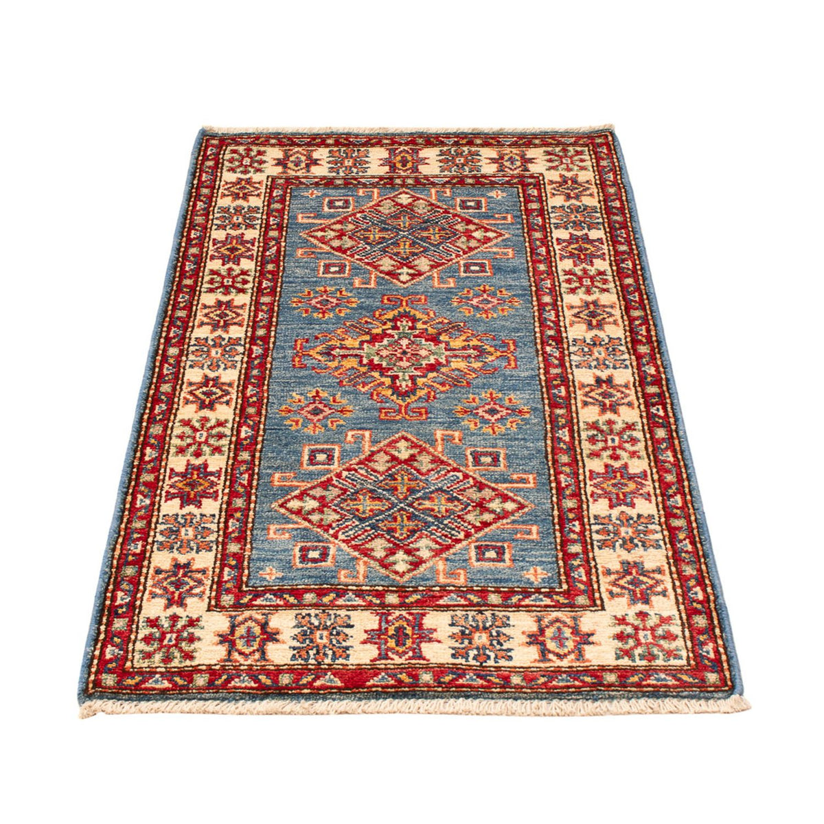 Ziegler Tapijt - Kazak - Koninklijke - 97 x 59 cm - blauw