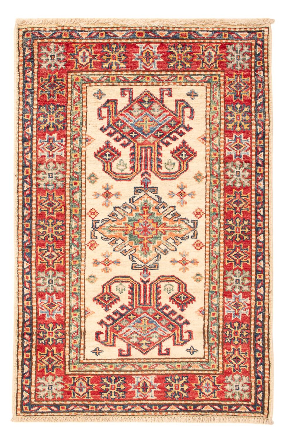 Ziegler Tapijt - Kazak - Koninklijke - 87 x 56 cm - beige