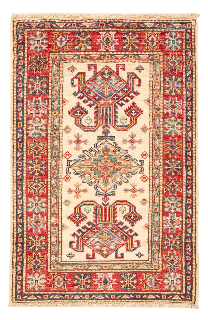 Ziegler Tapijt - Kazak - Koninklijke - 87 x 56 cm - beige