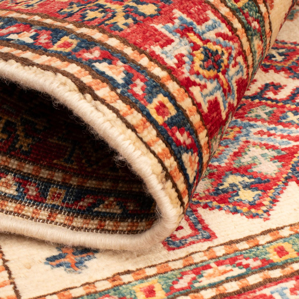 Ziegler Tapijt - Kazak - Koninklijke - 87 x 56 cm - beige