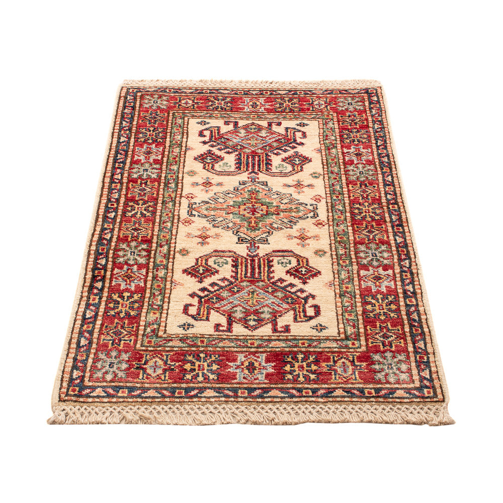 Ziegler Tapijt - Kazak - Koninklijke - 88 x 58 cm - beige