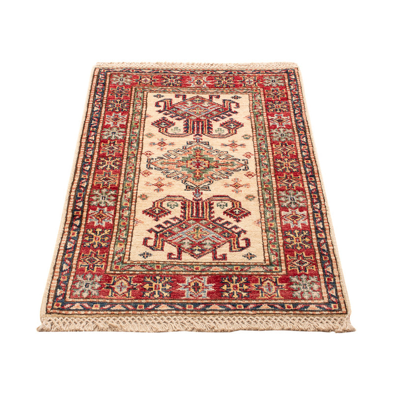 Ziegler Tapijt - Kazak - Koninklijke - 88 x 58 cm - beige