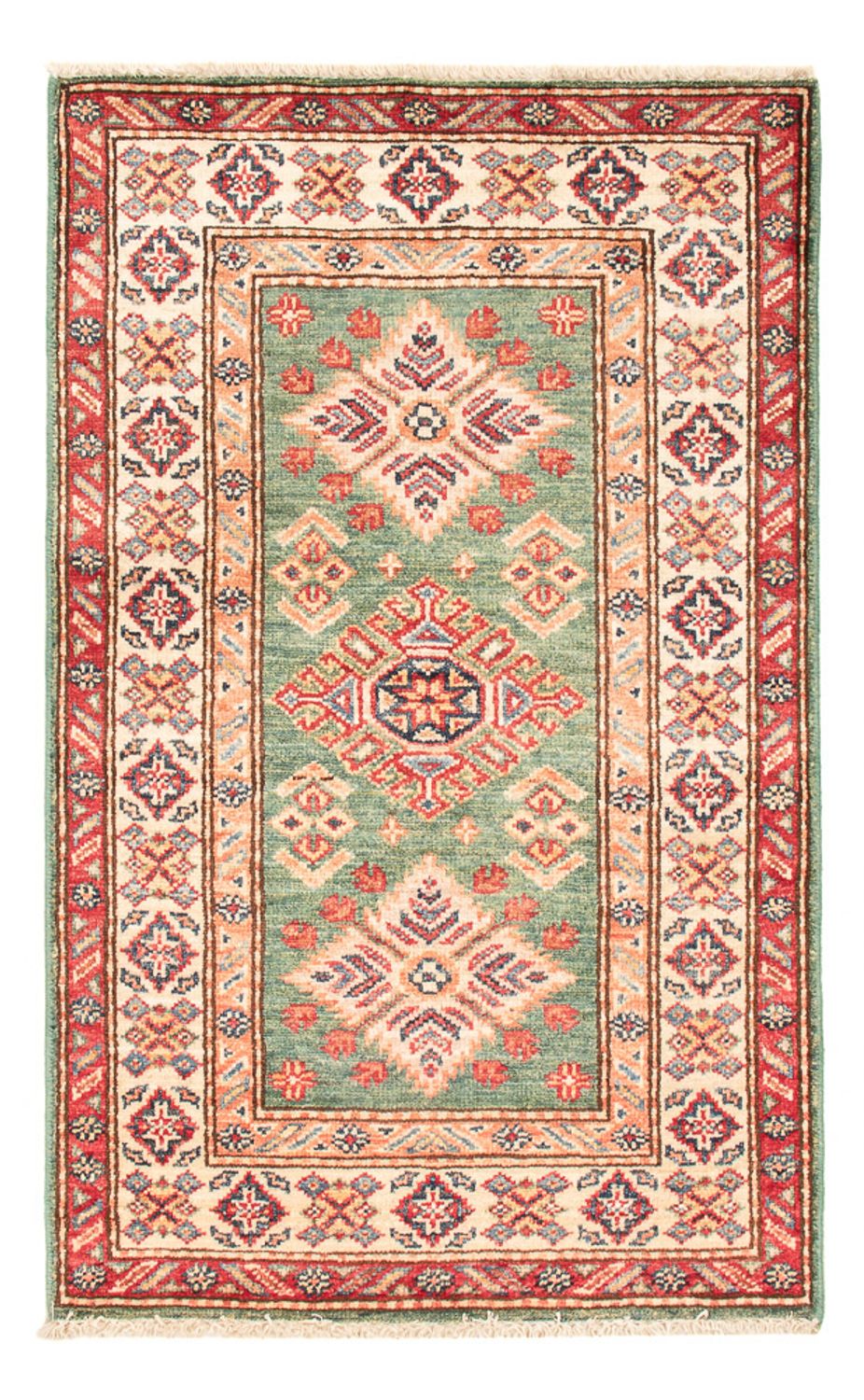 Ziegler Tapijt - Kazak - Koninklijke - 95 x 60 cm - groen