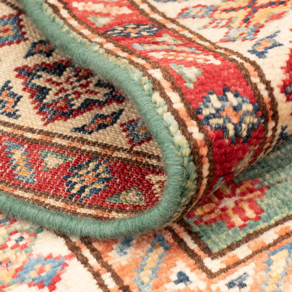 Ziegler Tapijt - Kazak - Koninklijke - 95 x 60 cm - groen