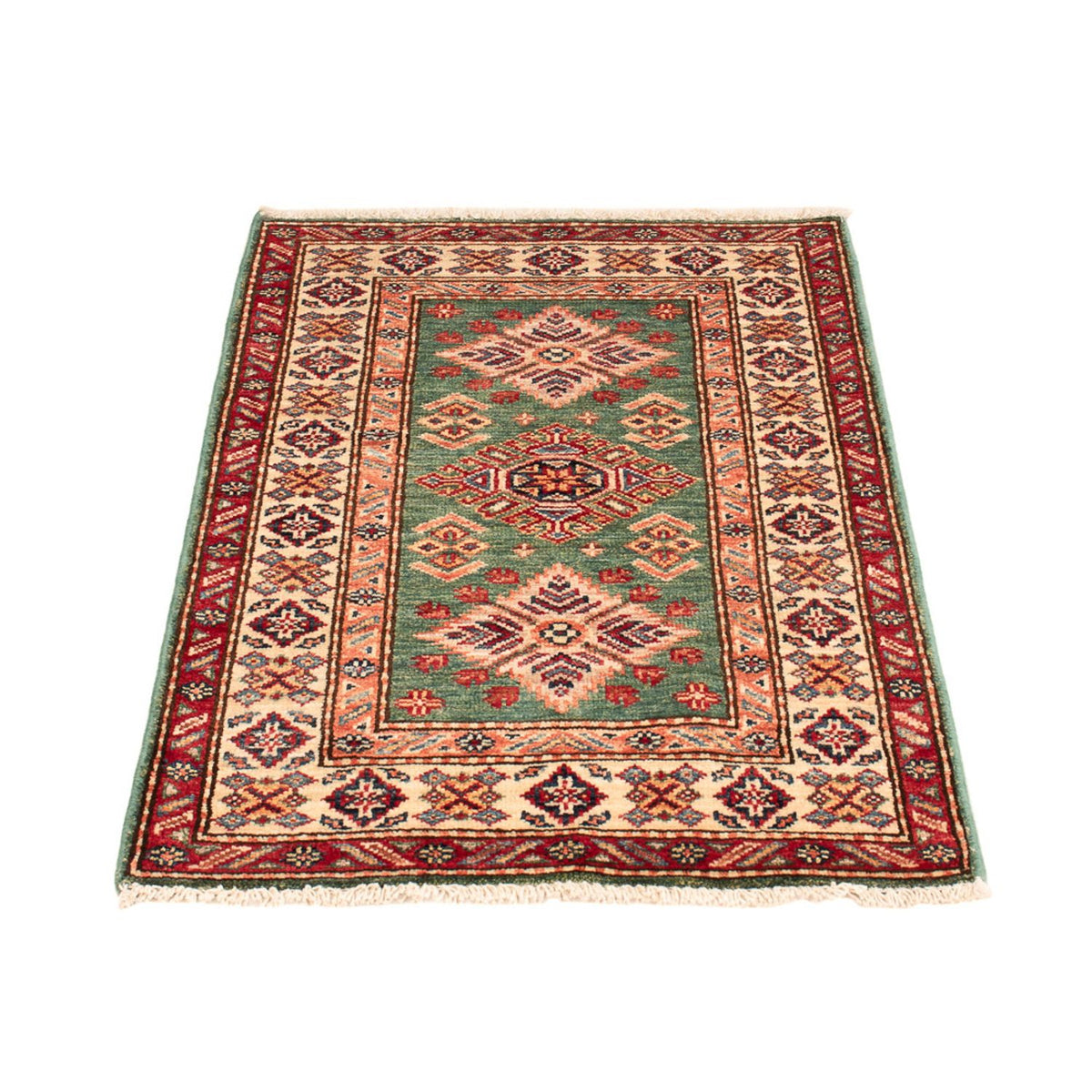 Ziegler Tapijt - Kazak - Koninklijke - 95 x 60 cm - groen