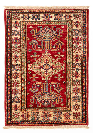Ziegler Tapijt - Kazak - Koninklijke - 85 x 58 cm - rood