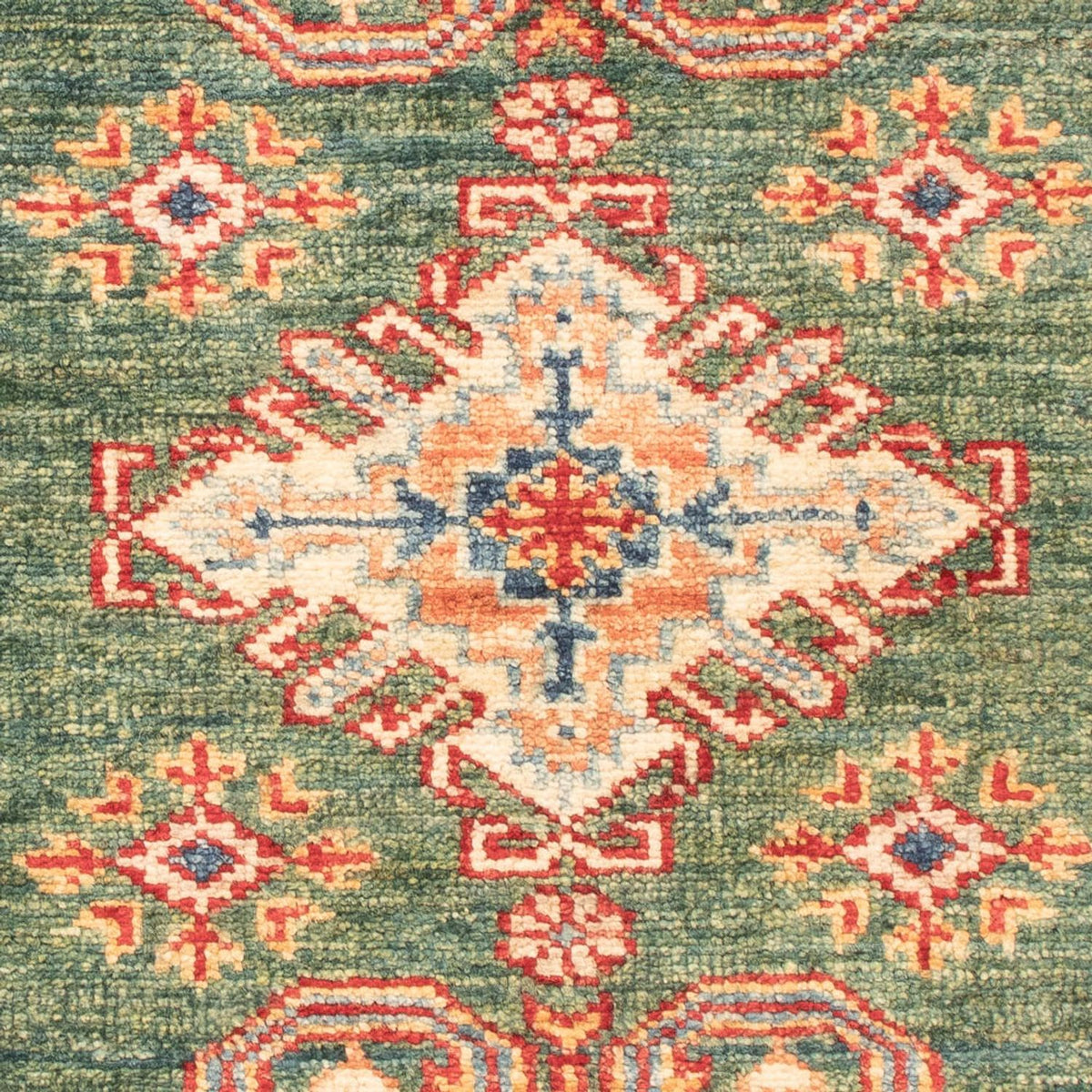 Ziegler Tapijt - Kazak - Koninklijke - 87 x 60 cm - groen
