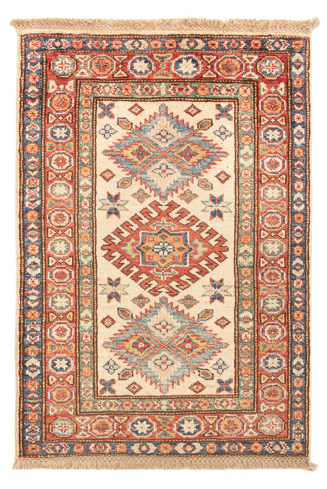 Ziegler Tapijt - Kazak - Koninklijke - 91 x 60 cm - beige