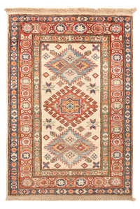 Ziegler Tapijt - Kazak - Koninklijke - 91 x 60 cm - beige
