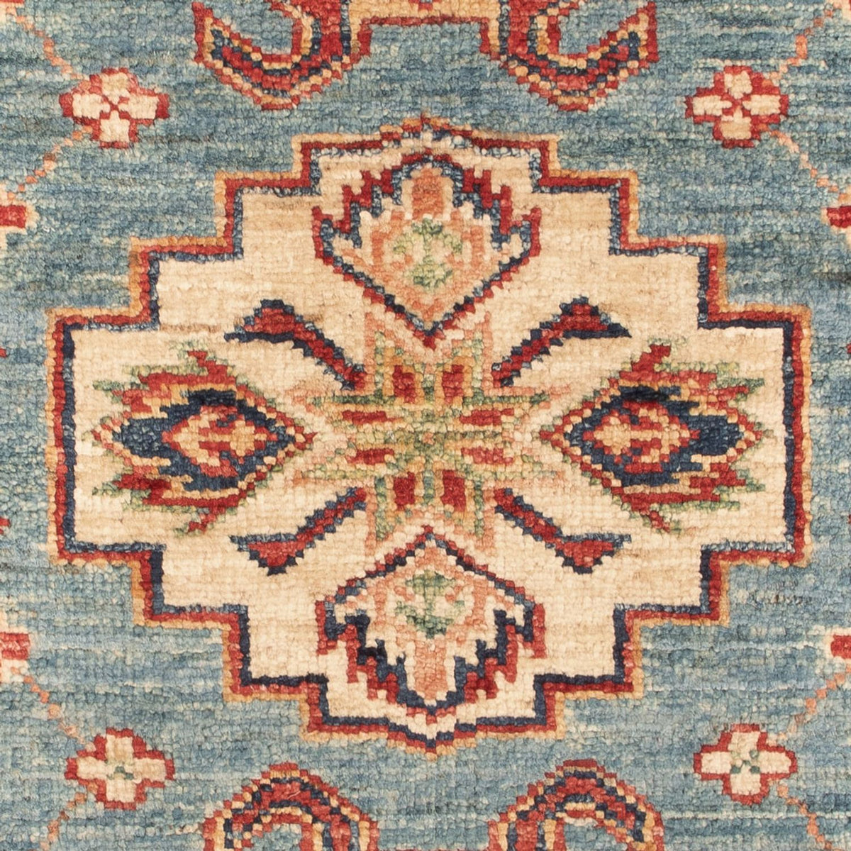 Ziegler Tapijt - Kazak - Koninklijke - 88 x 59 cm - blauw