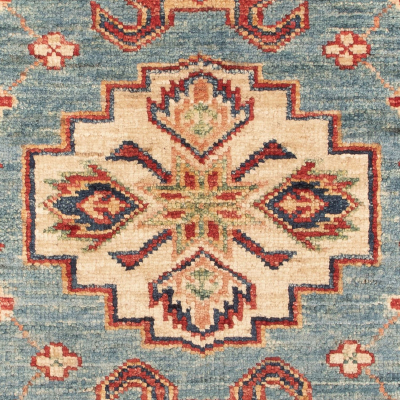 Ziegler Tapijt - Kazak - Koninklijke - 88 x 59 cm - blauw