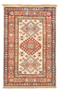 Ziegler Tapijt - Kazak - Koninklijke - 91 x 57 cm - beige