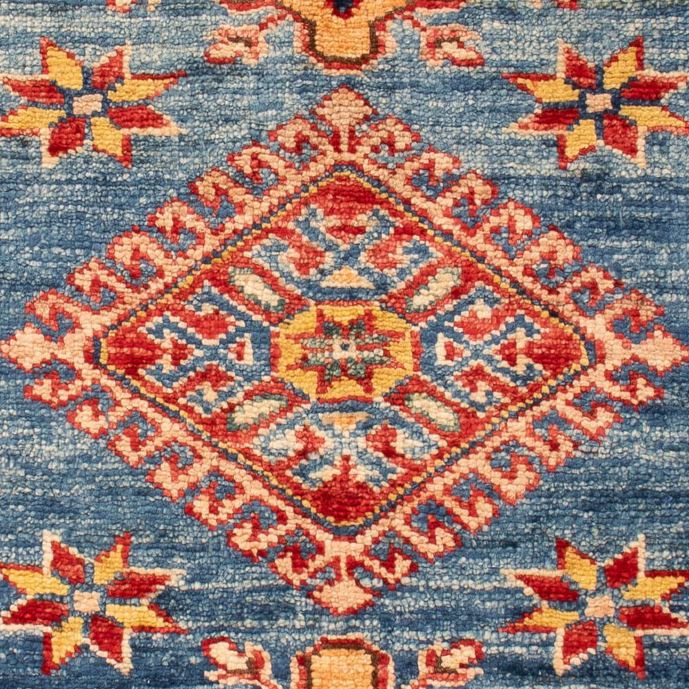 Ziegler Tapijt - Kazak - Koninklijke - 84 x 60 cm - blauw