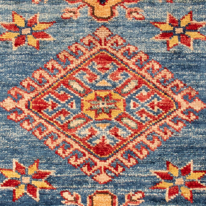 Ziegler Tapijt - Kazak - Koninklijke - 84 x 60 cm - blauw