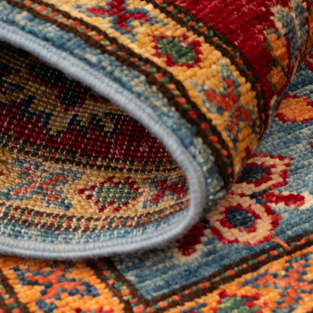 Ziegler Tapijt - Kazak - Koninklijke - 97 x 63 cm - blauw