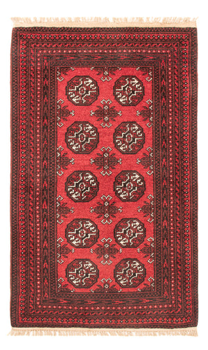 Afghaans tapijt - Filpa - 120 x 77 cm - rood